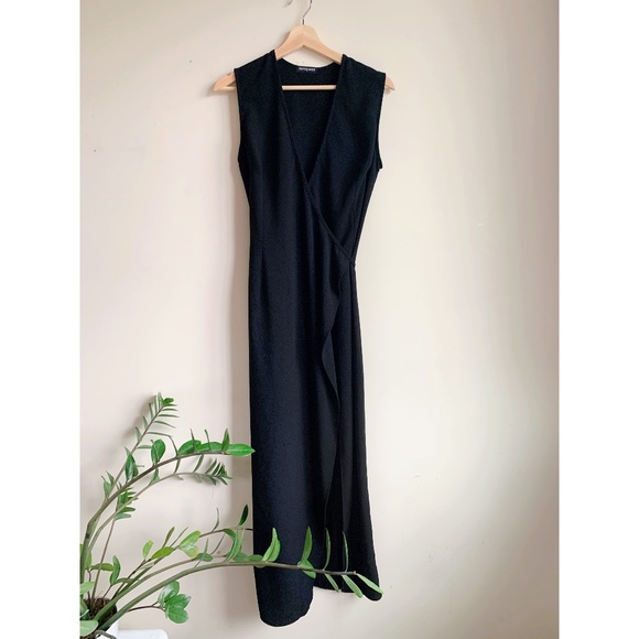 American Apparel Wrap Maxi Dress - Picture 2 of 3